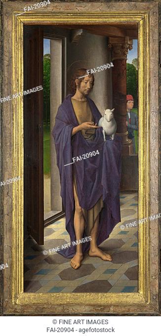 Saint John the Baptist. Memling, Hans (1433. 40-1494). Oil on wood. Early Netherlandish Art. ca 1478. The Netherlands. National Gallery, London