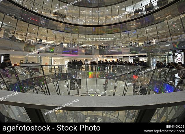 Atrium, Galeries Lafayette department stores', Friedrichstraße, Berlin, Germany, Europe