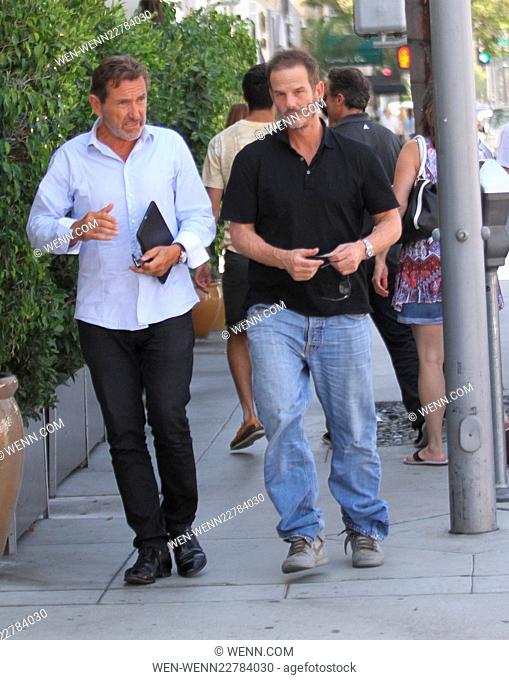 Peter Berg has lunch at E Baldi in Beverly Hills Featuring: Peter Berg Where: Los Angeles, California, United States When: 18 Aug 2015 Credit: WENN