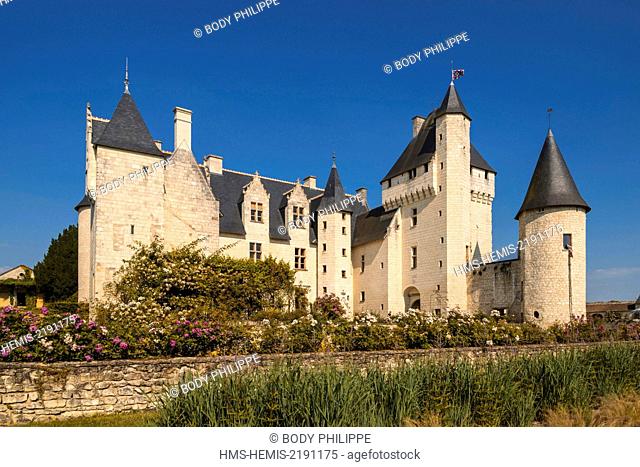 France, Indre et Loire, Loire Valley, listed as World Heritage by UNESCO, Lemere, 15th century castle Rivau