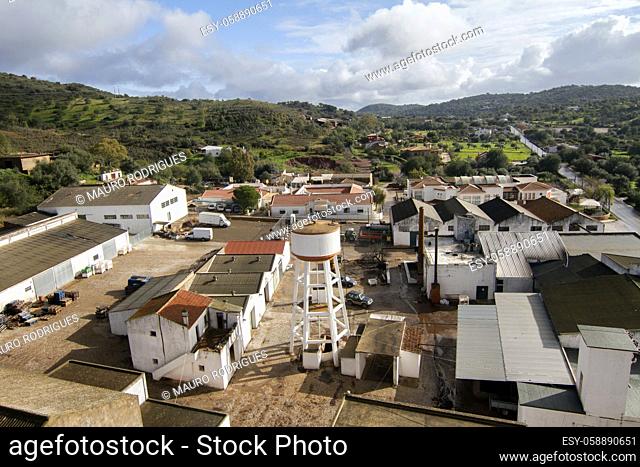 Landscape view of Santa Catarina Fonte de Bispo village on the municipality of Tavira, Portugal