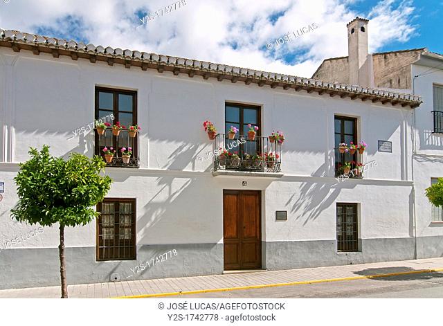 Birthplace-Museum of Federico Garcia Lorca, Fuente Vaqueros, Granada-province, Spain