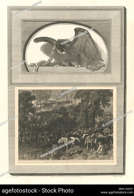 Battle of King's Mountain. Delâtre, Auguste (1822-1907) (Engraver). Emmet Collection of Manuscripts Etc. Relating to American History