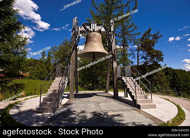Friedensglocke, Mösern, Tirol, Österreich, | Peace Bell, Moesern, Tyrol Austria