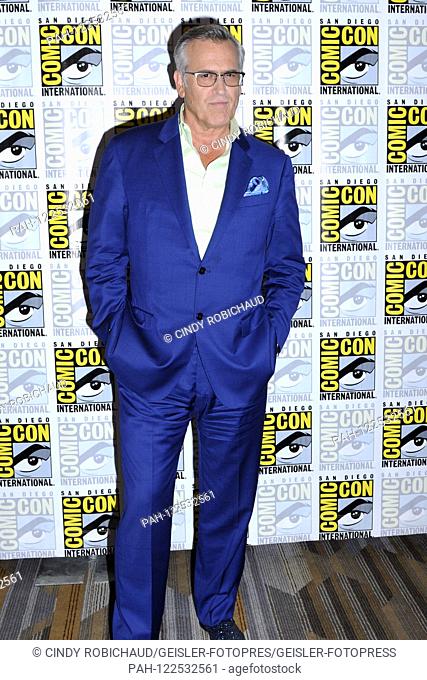 Bruce Campbell at Photocall on the Travel Channel TV series Ripley's Believe It or Not! at the San Diego Comic-Con International 2019 at the Hilton Bayfront...