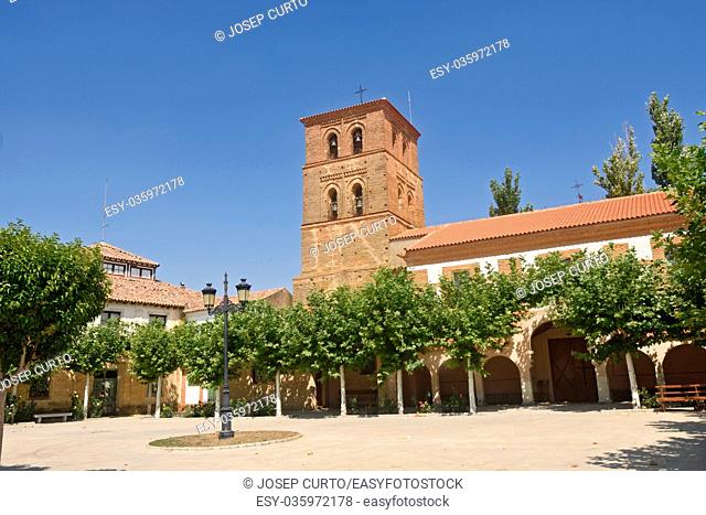 Monastery of Manasterio de la Vega, Tierra de Campos, Valladolid province, Castilla and Leon, Spain