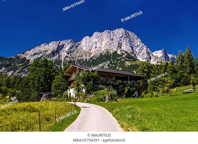 Germany, Bavaria, Upper Bavaria, Berchtesgadener Land (district), Berchtesgaden, district Hintergern, Untersberg (mountain)