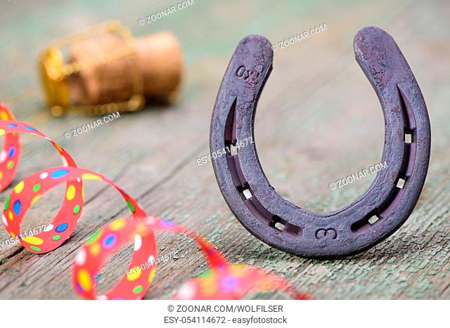 horse shoe as talisman for new year