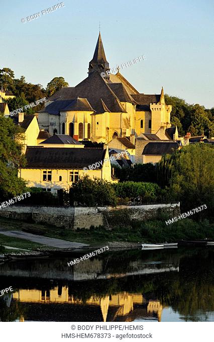 France, Indre et Loire, Loire Valley listed as World Heritage by UNESCO, Candes Saint Martin, labeled Les Plus Beaux Villages de France The Most Beautiful...