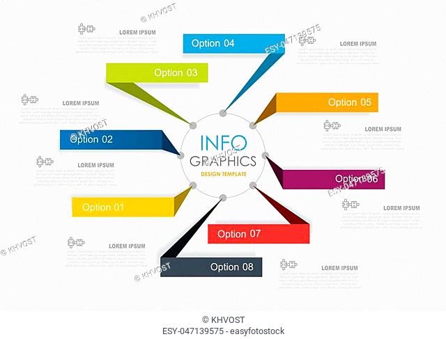 Infographic design template with place for your text. Vector illustration