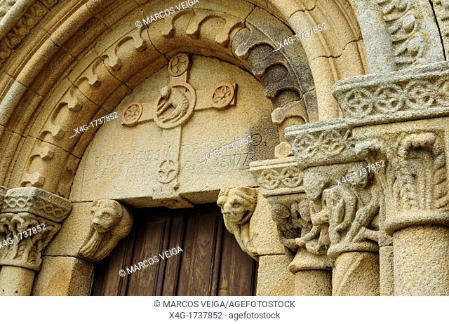 The romanesque church of San Pedro da Mezquita, A Merca, Ourense, Galicia, Spain