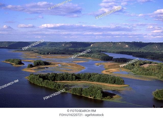 river iowa lansing ia 2003 landscape view aspect