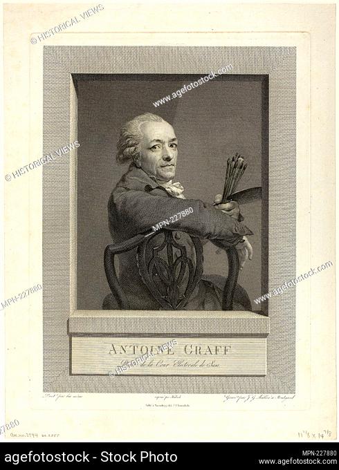Anton Graff - Johann Gotthard von Müller German, 1747-1830 - Artist: Johann Gotthard von Müller, Origin: Germany, Date: 1767–1830