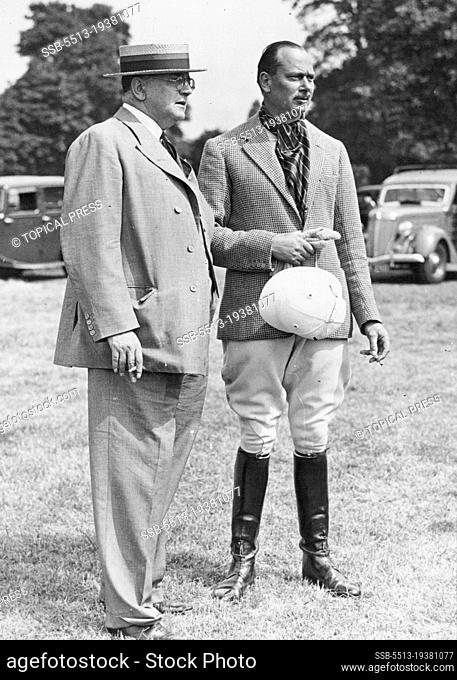 Polo at Ranelagh Royal Navy beat Royal Air force at Ranelagh Club, S.W. -- The Duke of Gloucester who played for the Royal air force