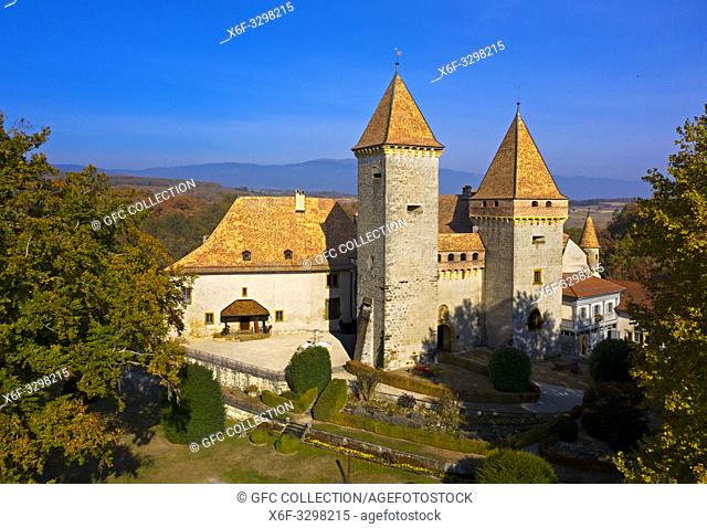La Sarraz Castle, La Sarraz, Canton of Vaud, Switzerland