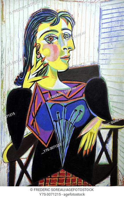 Portrait of Dora Maar, 1937, oil on canvas, Pablo Picasso (1881-1973), Picasso museum, Paris, France
