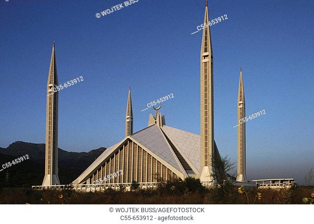 Pakistan, Punjab Region, Islamabad, Shah Faisal Mosque