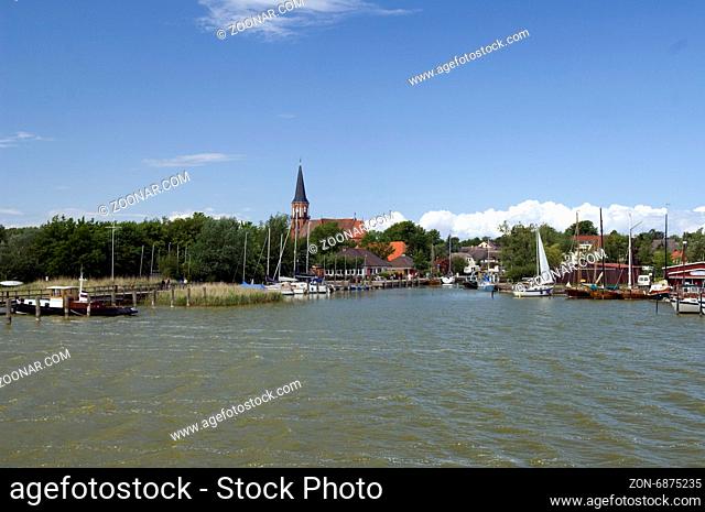 Hafen Wustrow, Bodden, Landschaft