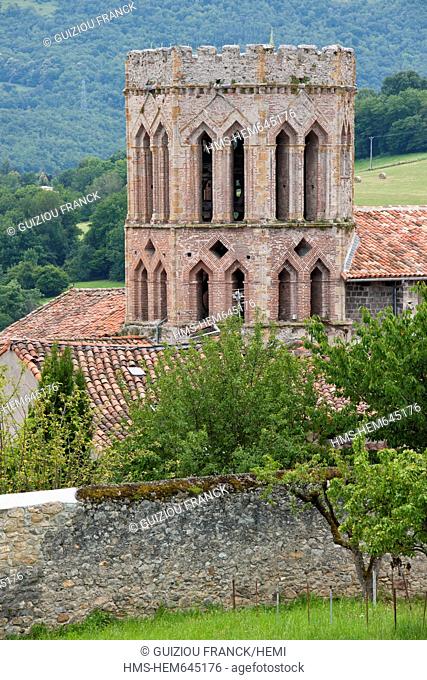 France, Ariege, Saint Lizier, labeled Les Plus Beaux Villages de France The Most Beautiful Villages of France, stop on the Route of Compostela