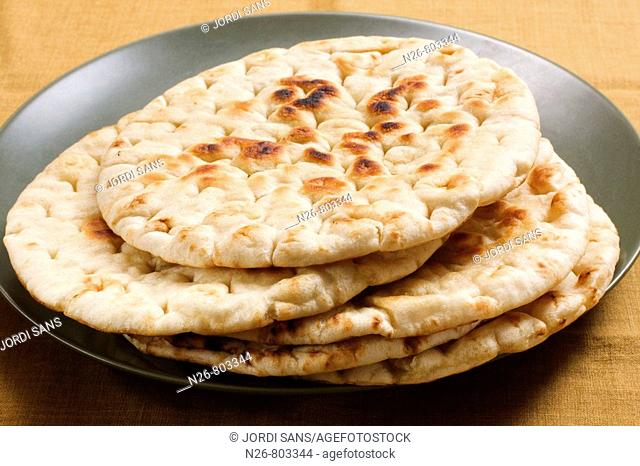 Pan de pita. Pan árabe