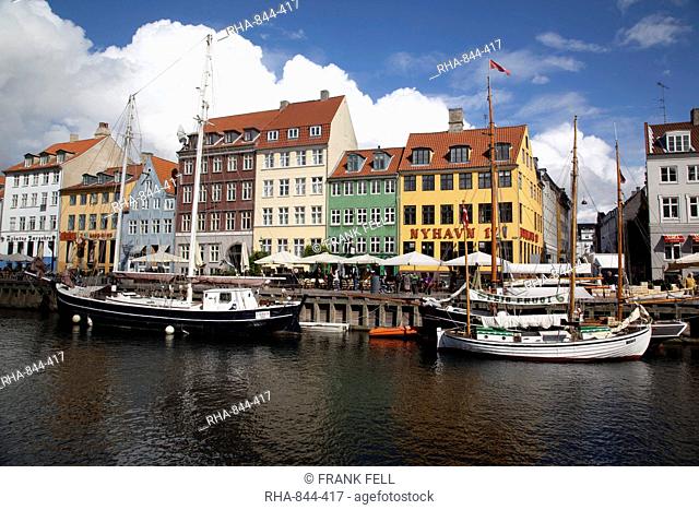 Nyhavn, Copenhagen, Denmark, Scandinavia, Europe