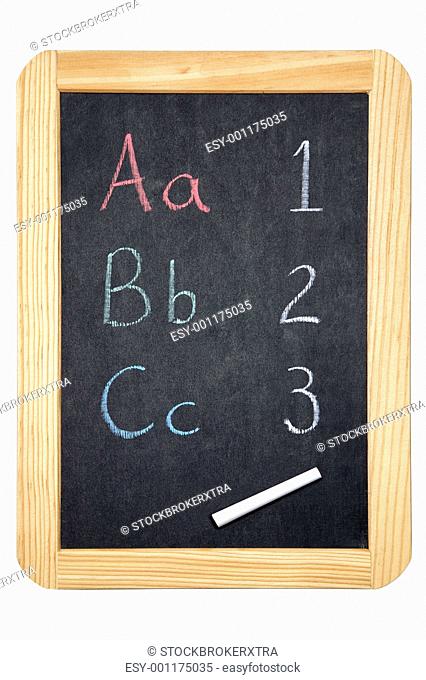 ABC/123 blackboard