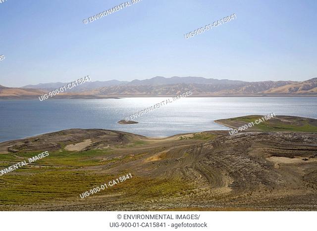 The San Luis Dam and San Luis Reservoir, is a water-storage 'off-stream' reservoir and is typically low in late summer due to its heavy usage for irrigation