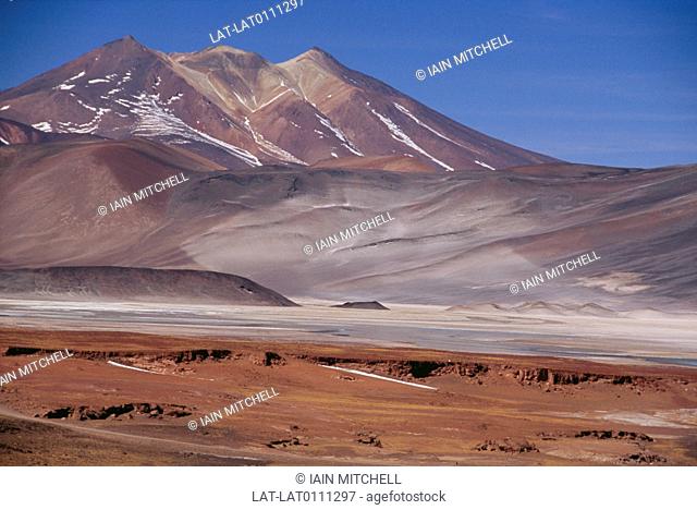 The Atacama Desert is a virtually rainless plateau in South America the 600 miles between the Andes mountains and the Pacific Ocean