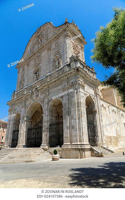 Cathedral entrance Sassari