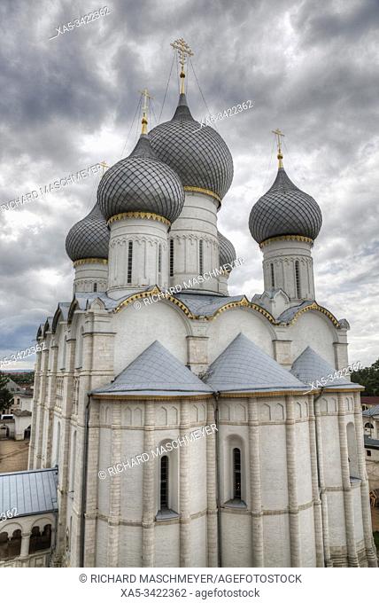 Cathedral of the Dormition (1162), Kremlin, Rostov Veliky, Golden Ring, Yaroslavl Oblast, Russia