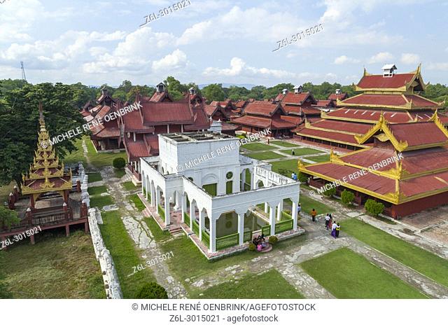 Mandalay Royal Palace in Mandalay, Myanmar