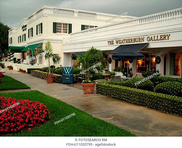 Naples, FL, Florida, Third Street South Shopping Area, Historic Old Naples, art gallery