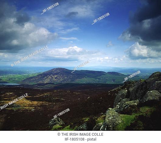 Co Armagh, Camlough Mountain, from Slieve Gullion, Ireland
