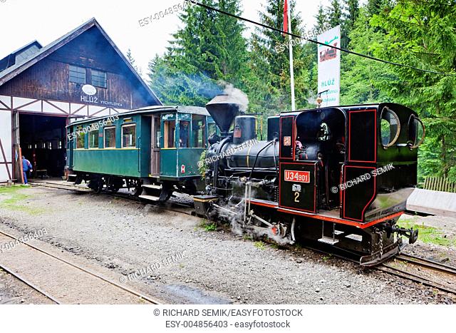 steam locomotives, Museum of Kysuce village, Vychylovka, Slovakia