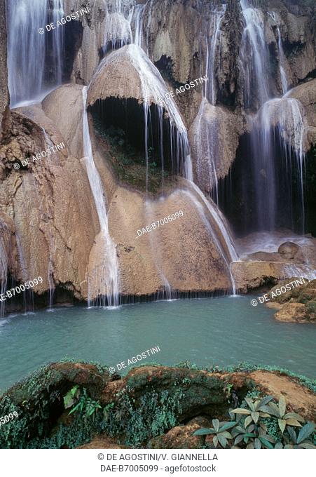 Kuang Si Waterfalls, near Luang Prabang (Unesco World Heritage List, 1995), Laos