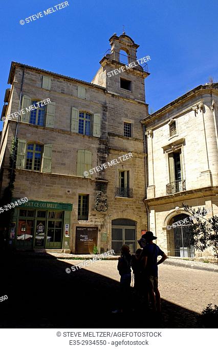 The historic Maison des metiers d'art in the center of Pézenas, France