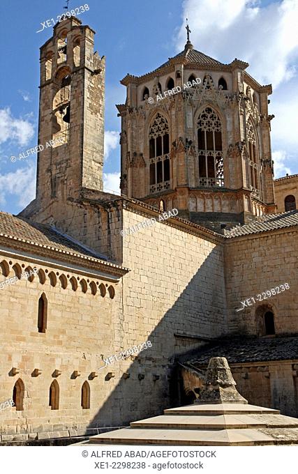 Poblet Monastery, Cistercian abbey, Conca de Barbera, Catalonia, Spain