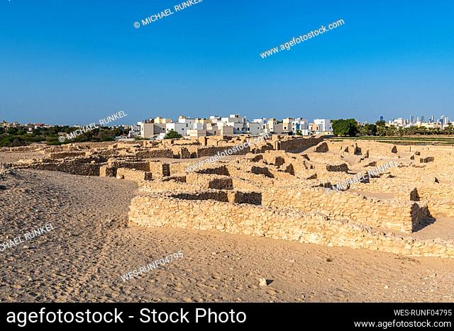 Bahrain, Capital Governorate, Ancient remains of QalAt Al-Bahrain fort