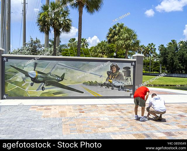 The Vietnam Veterans Memorial in Punta Gorda Florida USA