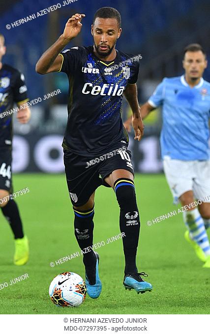 Parma football player Hernani Azevedo Junior during the match Lazio-Parma in the Olimpic stadium. Rome (Italy), September 22th, 2019