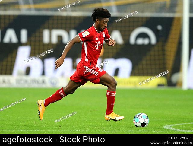 Kingsley COMAN (M), individual action with ball, action, football 1. Bundesliga, 7th matchday, Borussia Dortmund (DO) - FC Bayern Munich (M) 2: 3