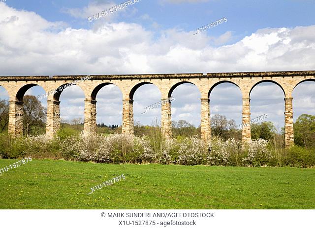 Railway Viaduct Crimple Valley Harrogate North Yorkshire England