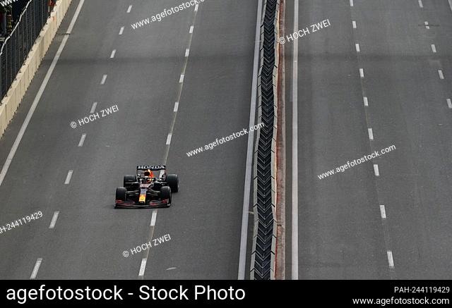 # 33 Max Verstappen (NED, Red Bull Racing), F1 Grand Prix of Azerbaijan at Baku City Circuit on June 6, 2021 in Baku, Azerbaijan. (Photo by HOCH ZWEI)