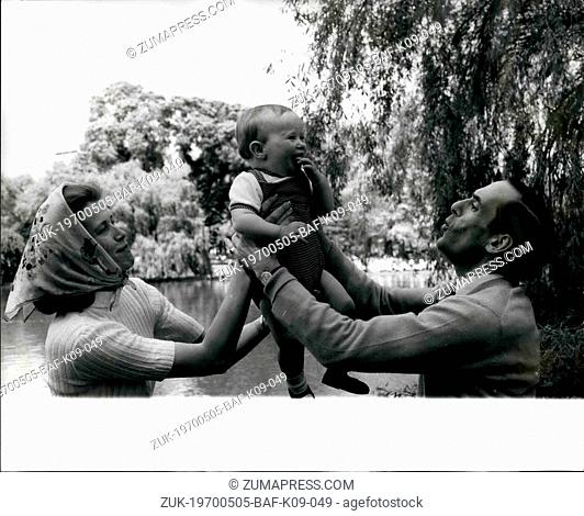May 05, 1970 - Mr.Thorpe And Family Out In St.Jame's Park: Mr. Jeremy Thorpe the leads of the Israel; Party had a day out in the sunshine in St