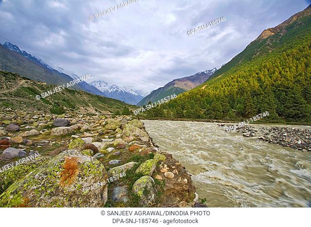 Chitkul Landscape Himachal Pradesh India
