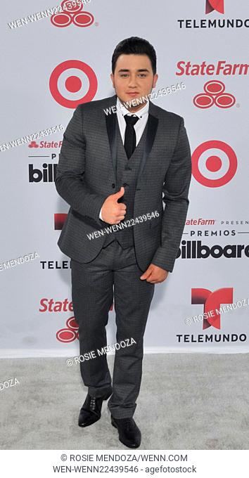 2015 Billboard Latin Music Awards presented by State Farm on Telemundo at the BankUnited Center - Arrivals Featuring: Kevin Ortiz Where: Miami, Florida