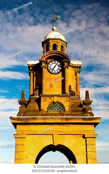 Tower clock in Scarborough