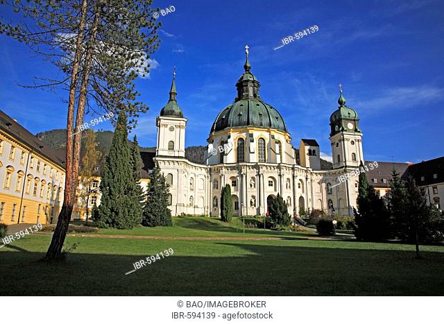 Baroque Benedictine Ettal Abbey, County Garmisch-Partenkirchen, Bavaria, Germany, Europe