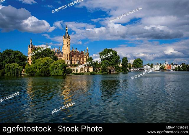 Schwerin Castle, State Parliament, Mecklenburg-Western Pomerania, Germany