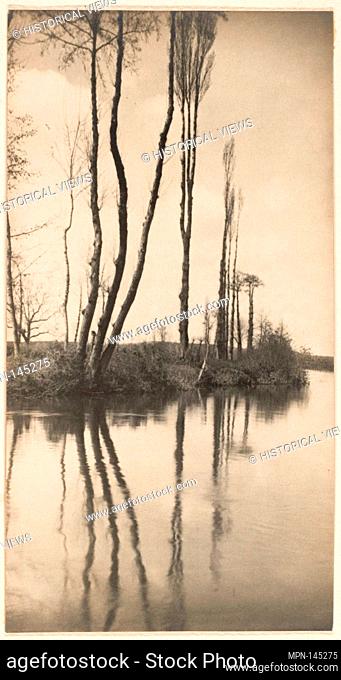 On a French River. Artist: Frederick H. Evans (British, London 1853-1943 London); Date: ca. 1902; Medium: Gelatin silver print; Dimensions: Image: 24